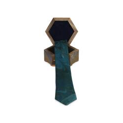 e38 MEN'S COLORED MARBLING TIE - 1