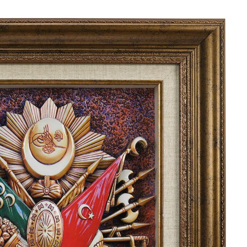 OTTOMAN COAT OF CALL PAPER RELIEF PAINTING-5899 - 2